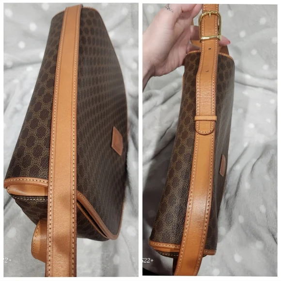 Celine Brown Crossbody Shoulder Bag - Brown Trim - Picture 10 of 16